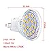MZD8391 3W MR11 GU4.0 Wide Angle LED Bulbs, GU4 Base, 280lm, 10-30V AC/DC, 120Flood Beam, Warm White, 3000K, LED Light Bulbs,Pack of 2