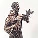 WU Saint Francis of Assisi Statue Sculpture (Cold Cast Bronze)