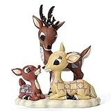 Jim Shore Rudolph the Red Nosed Reindeer with Mom and Dad Figurine 4053071 New