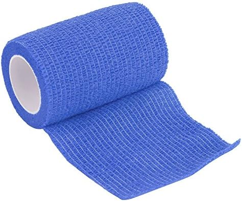 BEARCOLOR Self Adhesive Sports Bandage Tape, Non-Woven Elastic Vet First Aid Wrap Tape Waterproof Sticky Bandage for Animals Pet