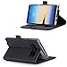 ProCase Galaxy Note 8 Wallet Case, Folio Folding Wallet Case Flip Cover Protective Case for Galaxy Note 8 2017 Release, with Card Holder Kickstand -Black
