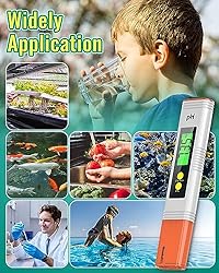 PH Meter for Water, PH Tester 0.01High Accuracy