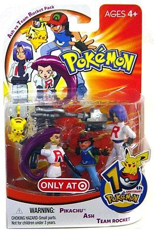 mon Mini Action Figure Set Ash Vs Team 