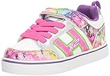 Heelys Girls' Bolt Plus x2 Sneaker, White/Silver/Rainbow, 2 M US Little Kid