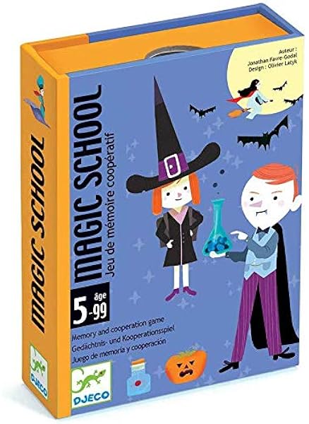 Djeco Cartas Magic School (35144), Multicolor (1): Amazon.es: Juguetes y juegos
