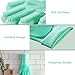 Lorima MG-G Magic Silicone Scrubber, Reusable Brush Heat Resistant Gloves for Cleaning, Dish, Washing The Car, Pet Hair Care, Green …