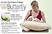 Moonlight Slumber Butterfly Breastfeeding Pillow with Removable Hypoallergenic, 100 Percent Organic Cotton Natural-Colored Case