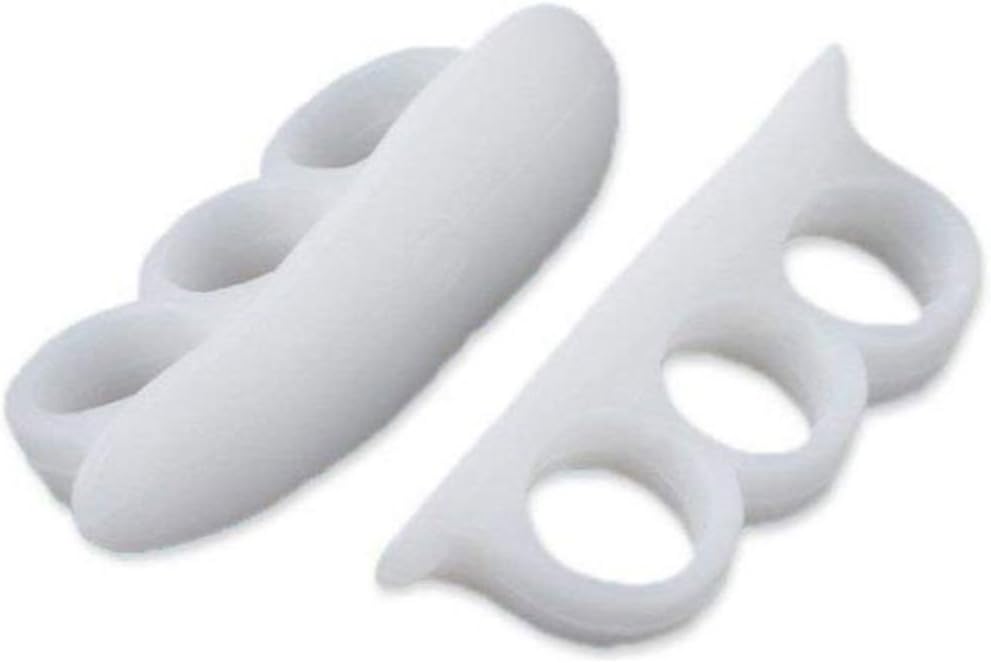PEDIMEND™ 2-Pack Silicone Gel Toe Separators & Straighteners For Hammertoes, Bunions