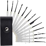 Stainless Steel Multitool Lock Pick Set Broken Key Extractor Set Locksmith Supplies Hand Tool Key Remove Removal Hooks Furniture Hardware