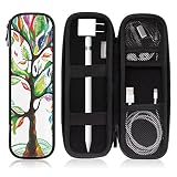 MoKo Holder Case for Apple Pencil/Apple Pencil 2, PU Leather Case for Samsung Stylus Pen Surface Pen, Fit New iPad 10.2 2019/iPad Air (3rd Gen) 10.5"/iPad Mini(5th Gen) 7.9" 2019 Pencil, Lucky Tree