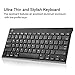 [Wireless Bluetooth Keyboard] iXCC Ultra Compact Slim profile Wireless Bluetooth Keyboard for Apple Mac Computers OS X v10.6.8 and Above - Black