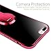 iPhone 8 Plus Case, iPhone 7 Plus Case, NOHON Kickstand Case [Vertical and Horizontal Stand] [Reinforced Drop Protection] [Air Cushion Corners] with Flexible TPU Bumper for iPhone 5.5 inches (Red)