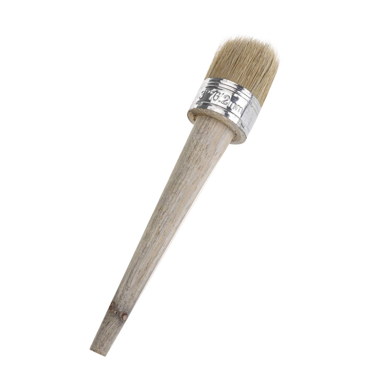 Healifty Annie Sloan Round Chalk and Wax Brush with Natural Bristles for Painting Furniture