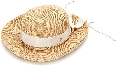 Helen Kaminski Newport SB Classic Ribbon Sun Hat (Natural/Pearl)
