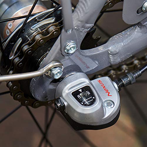 700c Royce Union RMX Mens 3-Speed Commuter Bike, 17" Aluminum Frame, Cool Gray
