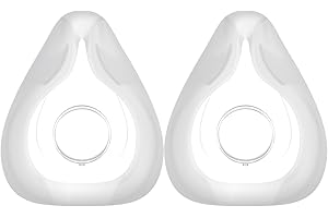 NQIAO 2 Pack Replacement F20 Large Cushion Compatible with ResMed AirFit F20 Cushion, Full Face CPAP Mask Cushion Replacement, Covers Nose and Mouth (2)