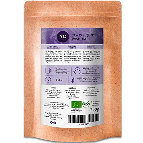 Schwarztee Chai Tee Lose Bio Schwarzer Tee "Earl Grey Blue" 250gr. von Yang Chai – Bild 3