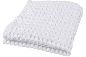 GILDEN TREE Waffle Towel Quick Dry Thin Exfoliating Washcloths for Face Body, Modern Style (White)