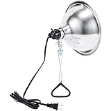 Simple Deluxe HIWKLTCLAMPLIGHTM Clamp Lamp Light w/ 8.5-Inch Reflector, 150-Watt, 6-Foot Cord, UL Listed