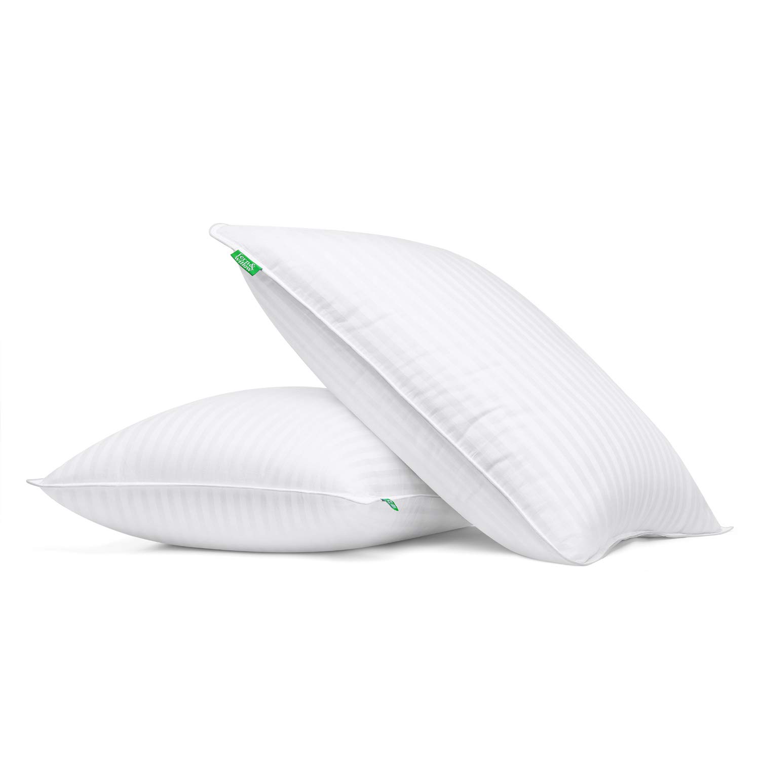 Bed Pillows & Positioners Hypoallergenic & Dust Mite Resistant 2Pack Luxury Gel Plush Pillow