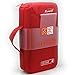 New 96 Disc CD VCD DVD Blu-Ray Storage Bag Wallet Holder Case Box - Red
