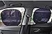 Car Window Shade - 4 Pack Cling Car Side Windows Sunshade PCV Electrostatic Film Blocks Over 99% of Harmful UV Rays - 2 Size(20