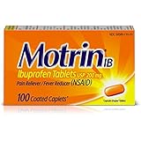 Motrin IB, Ibuprofen, Aches and Pain Relief, 100 Count