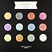 Prima Marketing Art Philosophy Metallic Accents Semi-Watercolor Paint -12 Cakes & Brush 655350592974 Metallic Accent Watercolors