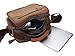 Bagerly [Deal of The Day] Business Messenger Bags Small Canvas Vintage Shoulder Bag Multi-Pockets Crossbody Work Satchel