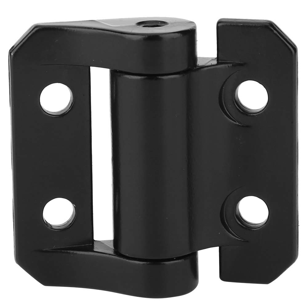 Torsion Hinge, Adjustable Torsion Hinge, Zinc Alloy Steel Electroplated Hinges for Door Glass Cabinet (2.3N.m), Door Hinges (Black 2.3N.m)