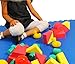 EWONDERWORLD Non-Toxic 70 Piece Non-Recycled Quality Foam Wonder Blocks for Children: Soft, Quality, Waterproof, Bright Safe & Quiet