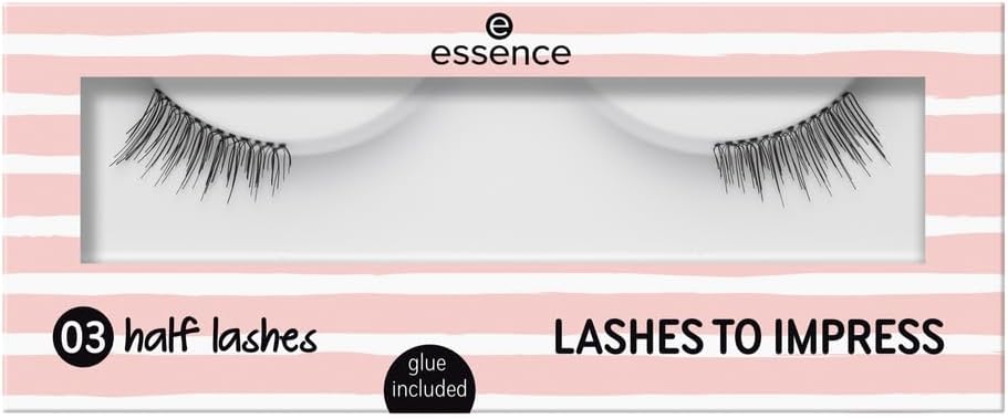 essence LASHES TO IMPRESS No. 03 Black False Eyelashes Volumizing Vegan