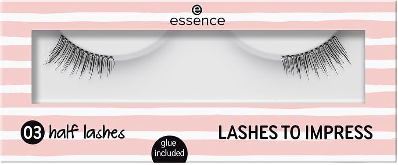 essence LASHES TO IMPRESS No. 03 Black False Eyelashes Volumizing Vegan