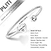 PLITI Godmother Bracelet Baptism Gift Religious Jewelry Mother's Day Gift For Godmother (Silver)