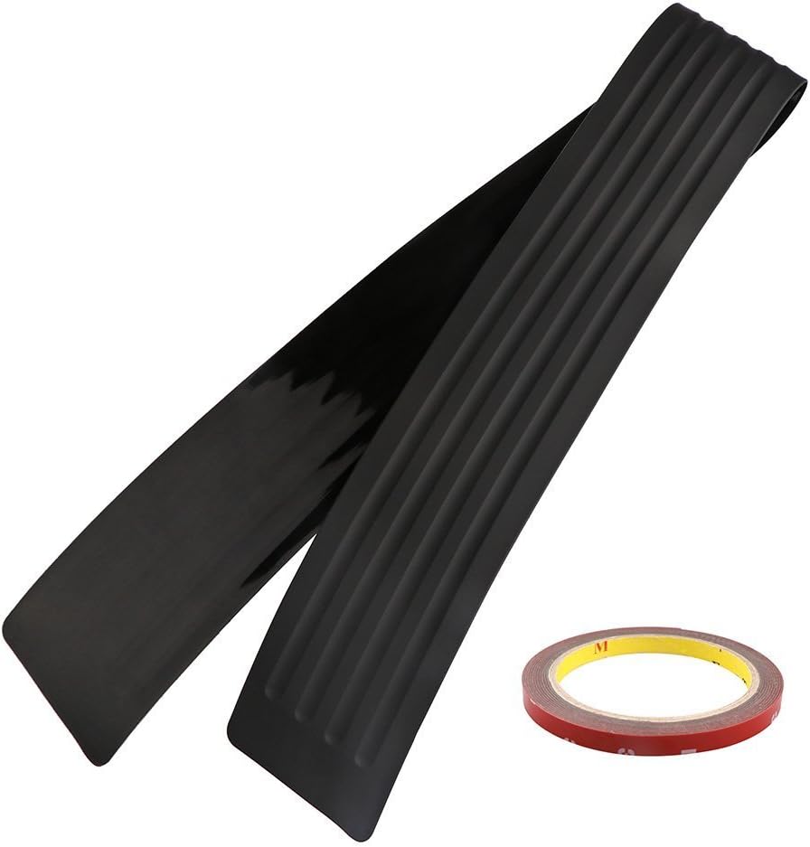 Youngine Universal Rubber Rear Guard Bumper Protector Anti-scratch Trim Cover for Car Pickup SUV Truck,90cm/35.3"