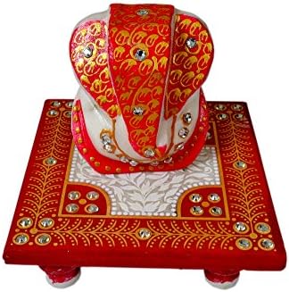 Ganesh in Marble Chowki