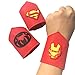 36 Pack Superhero Bracelet for Kids Boys & Girls Superhero Birthday Party Supplies Favors,Superhero Felt Bangle