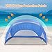 ALPHA CAMP 3 Person Sports/Beach Shelter Easy Up Sun Shade - 9' x 6' Blue