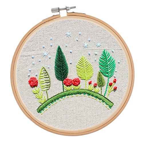 image for MonkeyJack Tree Template Pattern Cross Stitch Embroidery Hand Sewing T