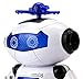 Digital Dancing Warrior Toy Robot Figure w/ Colorful Rotating Lights, Music, Dancing Action, 360 Degree Spins