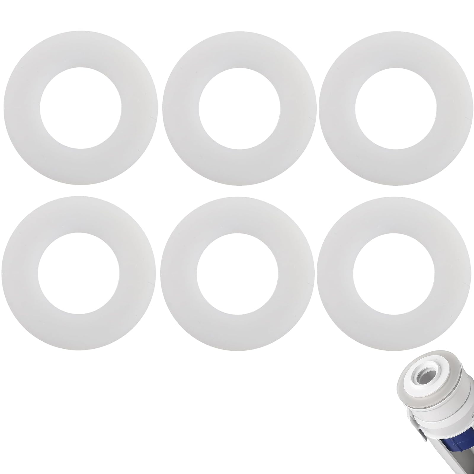 6 Pcs Flush Valve Seal, Ideal Standard Flush Valve Seal, For Geberit 816.418.00.1 Flush Valve