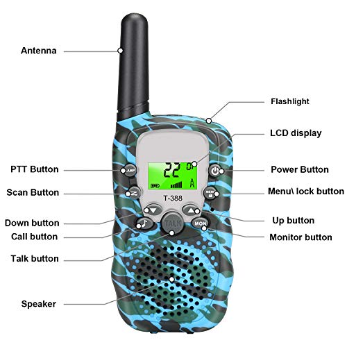 6 Walkie+Talkies+Radio+Channel+Interphone
