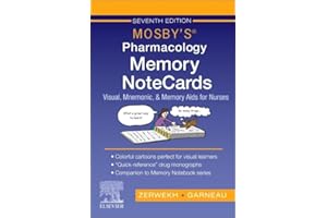 Mosby's Pharmacology Memory NoteCards: Visual, Mnemonic, and Memory Aids for Nurses