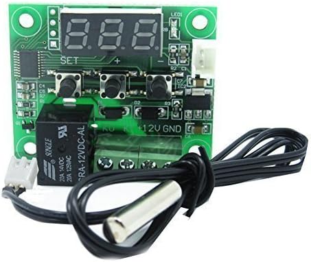 RHDZQ DC 12V Digital Display Blue High Precision Temperature Controller Switch Board