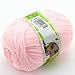 joylve Knitting Yarn Skein Baby Super Smooth Worsted Soft Natural Silk Wool Fiber Water Pink