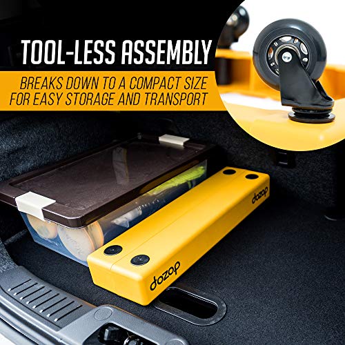 Dozop-Self-Contained-Compact-Dolly-Portable-Multipurpose-Four-Wheel-Moving-Cart-Lightweight-Heavy-Duty-HandtruckPush-Trolley-Small-Box-Appliance-Mover-for-Home