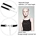 Outee Choker Sets, 55 Pcs Black Choker Necklace Set Lace Choker Stretch Tattoo Choker Velvet Set Tattoo Necklaces Lace Choker Tattoo Necklaces for Womens Girls