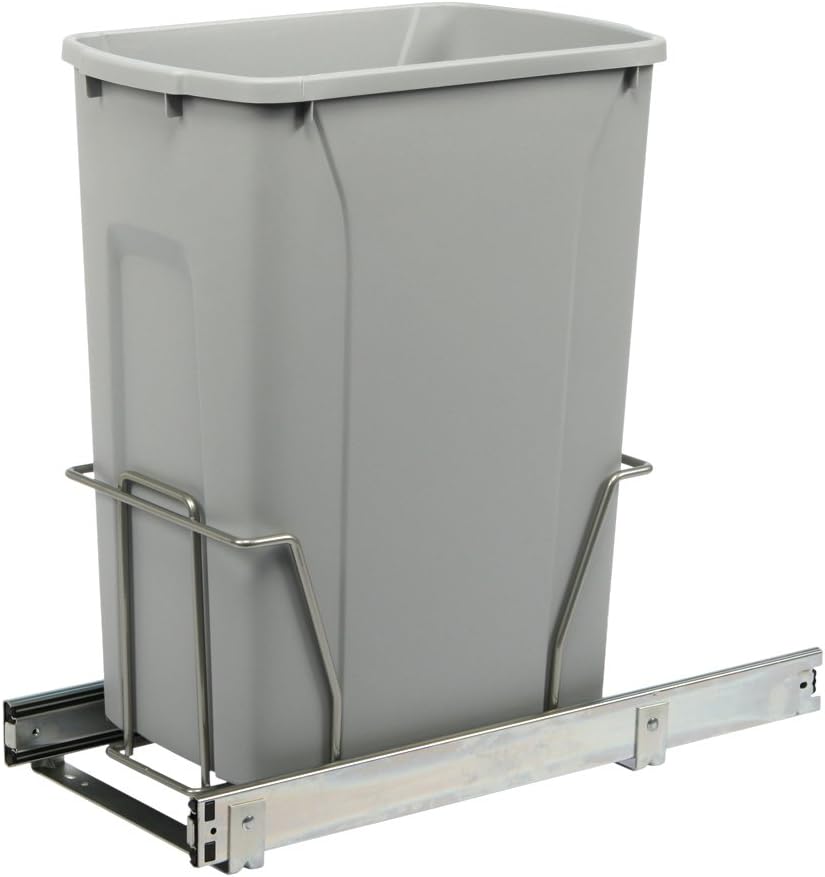 Best Pull Out Trash Can Base Kitchen Cabinet 35 Quart