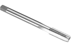 uxcell Hand Plug Tap M7 x 0.75 H2 Metric Thread Plug Style Taps Straight Flute Screw Tapping Threading Tool High Speed Steel 