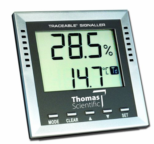 Thomas Traceable Dew-Point/Wet-Bulb/Humidity/Temperature Alarm, -40 to 158 degree F, -40 to 70 degree C, 1 to 99% RH